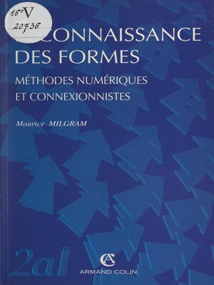 cover image of Reconnaissance des formes